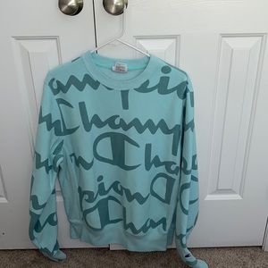 Turquoise crew neck